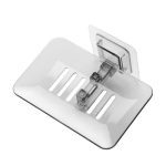 1PC Bathroom Shower Soap Box Dish Storage Plate Tray Holder Case Wall-mounted Soap Holder Housekeeping Container Organizers