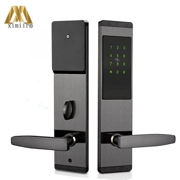 Electric Door Lock Digital Touch Screen Keypad Code Home Security Door Lock With MF Card Smart Door Access Control XM-2022