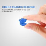 1Pair/3Pairs Spiral Waterproof Silicone Ear Plugs Anti Noise Snoring Earplugs Comfortable For Sleeping Noise Reduction Accessory