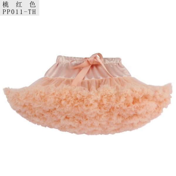 Jupe tutu à peluche pour petites filles, mini jupe princesse en tulle, pour fête, danse, pour enfants
