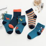 Chaussettes en coton pour bébé,ensemble de 5 paires chaudes et mignonnes, accessoire thème dessin animé pour enfant, respirant, automne hiver, mélange de couleur, tube,