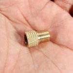 Conversion de pompe d'adaptateur de valve, 2/4 pièces, presta à Schrader en cuivre roues, buse de gaz, outil de tube, accessoires de bicyclette