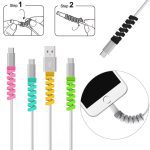 Protecteur de câble en Silicone, livraison gratuite, enrouleur de bobine de fil, housse d'organisation pour Apple iphone chargeur de câble USB