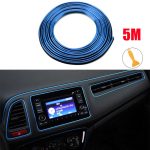 Super Flexible 5M Car Interior Moulding Trim Strip Door Gap Edge Moulding Trim Universal Decorative Line Auto Accessorie CSV