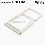 Aocarmo – support pour carte Nano Sim, pièce de rechange, pour Huawei P30 Lite SD MicroSD