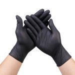 100 pcs Disposable Nitrile Gloves Synthetic Nitrile Xingyu Black Waterproof Oil-Proof Protective Gloves House Industrial Use