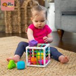 Jeu de tri en forme d'innybin pour bébé, jeux éducatifs d'apprentissage Montessori pour enfants