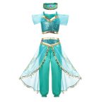 Robe de princesse d'été pour filles, Costumes Elsa et Anna, vêtements de fête pour enfants, motif licorne Tianan Belle, pour filles arabes, 2021