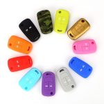 Hot silicone car key cover case shell fob for Vauxhall Opel Corsa Astra Vectra Signum 2 Buttons remote key shell
