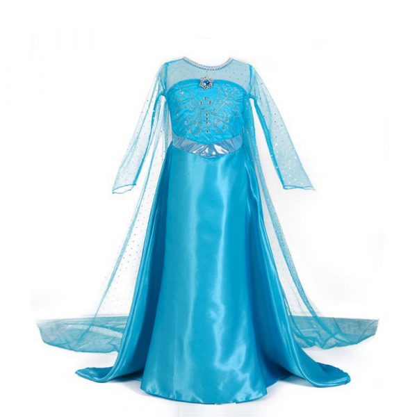 Robe de princesse d'été pour filles, Costumes Elsa et Anna, vêtements de fête pour enfants, motif licorne Tianan Belle, pour filles arabes, 2021