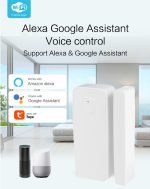 Sgooway Tuya Wifi Door Window Sensor Detector Alarm Smart life Compatible With Alexa Google Home