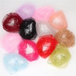 Écharpe élégante transparente pour femmes, fausse perle, décor, collier en maille, écharpe circulaire, accessoires pour vêtements d'automne, 1 pièce