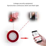 HEIMAN Zigbee 3.0 smart Strobe flash Siren Horn alarm Sound with 95DB big sounds to threaten thief HA1.2