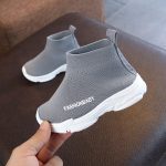 Automne Hiver Enfants Baskets Enfants Chaussures Décontractées À Enfiler respirant Enfants Chaussettes Chaussures de neige Antidérapantes Bottes Garçons Filles Chaussures de Sport