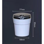 1Pcs For OPEL Vauxhall Astra H Insignia J Vectra C Corsa Car Ashtray With Led Lights With Logo Creative Personality Car Supplies