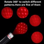 Romantic LED Starry Sky Night Light 5V USB Powered Galaxy Star Projector Lamp for Car Roof Room Ceiling Decor Plug and Play