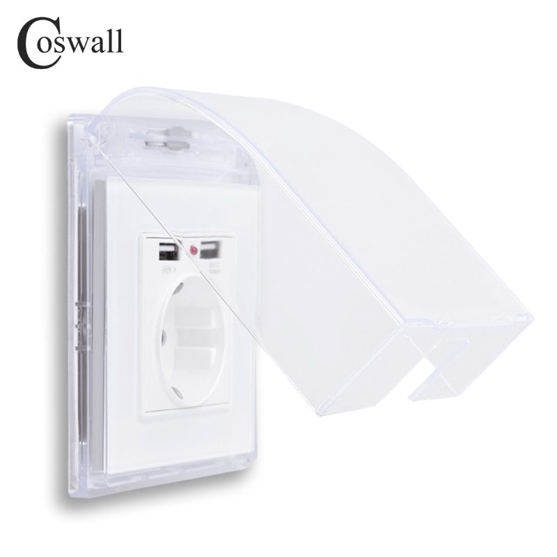 Coswall-boîte-transparente-étanche-et-anti-poussière-Type-86-pour-prise-murale-taille-86x86mm-avec-Installation-interne Coswall-boîte transparente étanche et anti-poussière Type 86 pour prise murale taille 86x86mm avec Installation interne