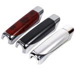Universal Stylish Car Hand Brake Carbon Fiber Protector Cover Interior Decor 12.5cm x 2.5cm