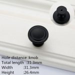 KK&FING Black Aluminum Alloy Kitchen Cabinet Handles Dresser Drawer Pulls Cupboard Wardrobe Door Knobs Furniture Handle Hardware