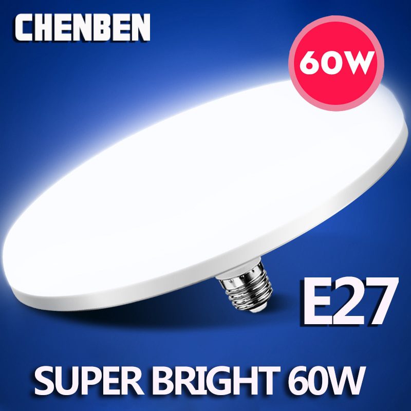 Led-Bulb-e27-For-Home-Led-Lamp-220v-15W-20W-40W-50W-60W-Indoor-Lighting-UFO-Shape-Light-Bulbs-For-Garage-Kitchen-Living-Room Led Bulb e27 For Home Led Lamp 220v 15W 20W 40W 50W 60W Indoor Lighting UFO Shape Light Bulbs For Garage Kitchen Living Room