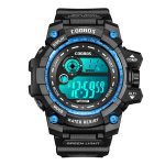Cool Luminous Men Sport Watch High-end Silicone Strap Military Wrist Watch Led Calendar Waterproof Digital Watch reloj de hombre