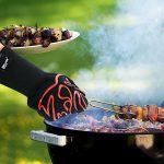 BBQ Grill Gloves Heat Resistant GMG New Material 1472℉ Silicone Non-Slip Cooking Baking Barbecue Oven Gloves