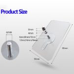 Crochets muraux en PVC, 10 pièces, forte adhérence, sans couture, Transparent, résistant à l'eau, pour cuisine et salle de bains