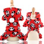 Soft Fleece Dog Jumpsuit Winter Dog Clothes Pajamas for Small Puppy Coat Pet Outfits Dog Hoodie Clothing Yorkie shih tzu