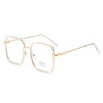 Grand Cadre Carré Anti-Lumière bleue Lunettes Cadre Surdimensionné Lunettes D'ordinateur Cadre Pour Femmes Et hommes Carré Optique Lunettes
