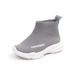 Automne Hiver Enfants Baskets Enfants Chaussures Décontractées À Enfiler respirant Enfants Chaussettes Chaussures de neige Antidérapantes Bottes Garçons Filles Chaussures de Sport