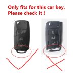 Key protector Leather+TPU Car Key Cover Case For POLO Tiguan Passat B5 B6 B7 Golf EOS Scirocco Jetta MK6 Octavia Accessories