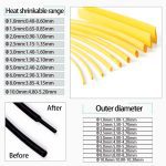 5 Meter 2:1 Polyolefin Shrink heat shrinkable tub Insulation repair wire 1 2 3 5 6 8 10mm Various colors heatshrink tubing