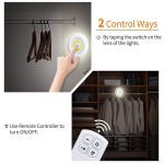 3W COB LED Under Cabinet Light Indoor Tap Remote Dimmable Battery Book Table Night Lamp for Corridor Stair Kitchen loft Lighting