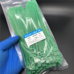 200mm releasable Cable Ties 100pcs Colored Plastics cable ties reusable UL Rohs Approved Loop Wrap Nylon zip ties BundleTies