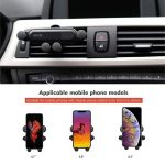 Gravity Cell Phone Holder for Car Mount Air Vent Clip GPS Holder Stand Bracket No Magnetic Phone Holder Universal Car Bracket