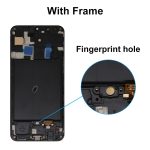 Écran tactile LCD Super AMOLED avec châssis, pour Samsung Galaxy A50 SM-A505FN/DS, A505F/DS, A505