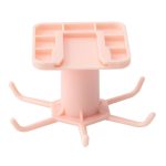 360 Degrees Rotated Kitchen Hooks Self Adhesive 6 Hooks Home Wall Door Hook Handbag Clothes Ties Bag Hanger Hanging Rack