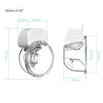 Tire-lait électrique mains libres rechargeable par USB, silencieux, Portable, automatique, extracteur de lait d'allaitement pour bébé