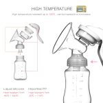Bouteille tire-lait maternelle de bébé à pompe d'aspiration manuelle, accessoire d'alimentation pour nourrisson, avec biberon