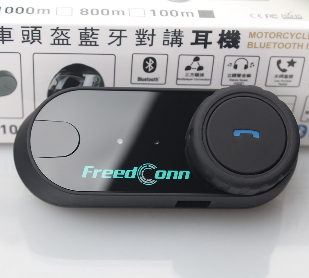 T-com-os Motorcycle Helmet Bluetooth Headset Intercom 100M Interphone Stereo
