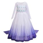 Robe de princesse des neiges pour les filles,vêtements de taille 4 à 10 ans, robes pour enfants, costume d'Halloween ou s'habiller pour le carnaval,