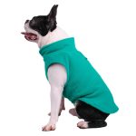 Blank Dog Vest Soft Fleece Clothes for Small Dogs Solid Candy Color Dog Tshirt With Dog Harness Leash D-Ring Pug Yorks Coat