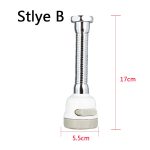 360 Degree Swivel Kitchen Faucet Aerator Adjustable Dual Mode Sprayer Filter Diffuser Water Saving Nozzle Faucet Connector