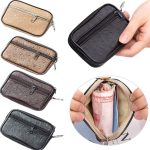 Hommes petit sac de monnaie Style décontracté fermeture éclair changement sac à main pochette portefeuille pochette sac sac à main Mini doux hommes femmes carte pièce porte-clés