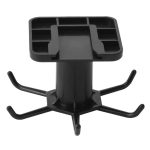 360 Degrees Rotated Kitchen Hooks Self Adhesive 6 Hooks Home Wall Door Hook Handbag Clothes Ties Bag Hanger Hanging Rack