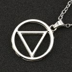 Akatsuki Hidan – collier Ninja Jashin, symbole de la trinité, pendentif catholique, amulette de Religion, nouveau bijou Anime, vente en gros
