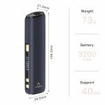 Appareil pour tabac LAMBDA CC 2021 sans brûlure, vaporisateur avec kit de vapoteur 3200mah Compatible avec iqotick vs iqo icoz