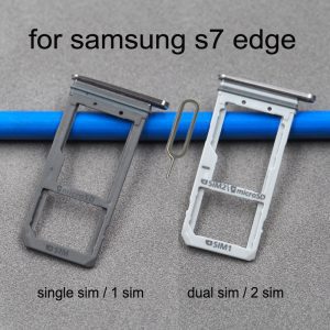 Adaptateur de carte SIM et support de plateau Micro SD, boîtier de téléphone d'origine, nouveauté, pour Samsung Galaxy S7 Edge G935 G935F G935FD G935A