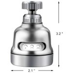 Zhangji 3 Modes Faucet Aerator 360 Degree Rotating Flexible WaterSaving High Pressure Filter Adapter Sprayer Kitchen Accessories