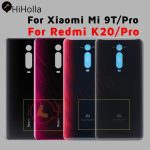 Boîtier de batterie arrière en verre pour Xiaomi Redmi K20 Pro, coque de remplacement pour Mi 9T Pro